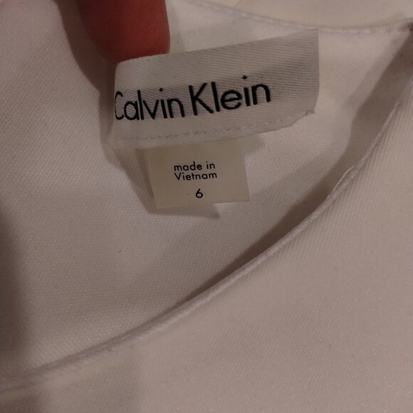 Calvin Kline Colorblock Pencil Dress Dress Size 6 - NWT - RN 54613 - Picture 8 of 9
